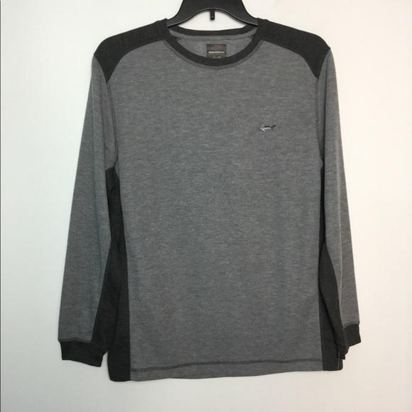 Greg Norman Collection Other - Greg Norman L Golf Thermal Shirt Gray Black NWOT